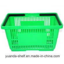 Supermarket Plastic Hand Held Storage Shopping Baskets for Sale